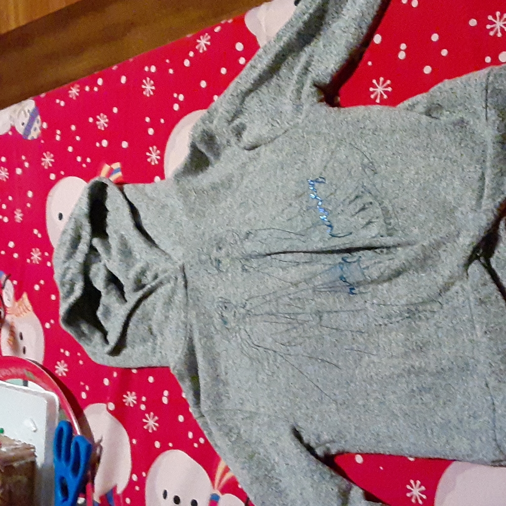 Disney Frozen II Hoody twist front 5T gray